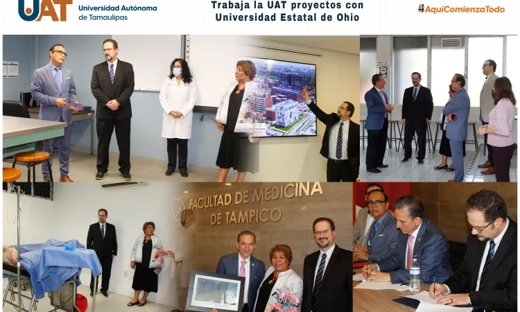 Inicia UAT vinculación con prestigiado centro médico de los Estados Unidos