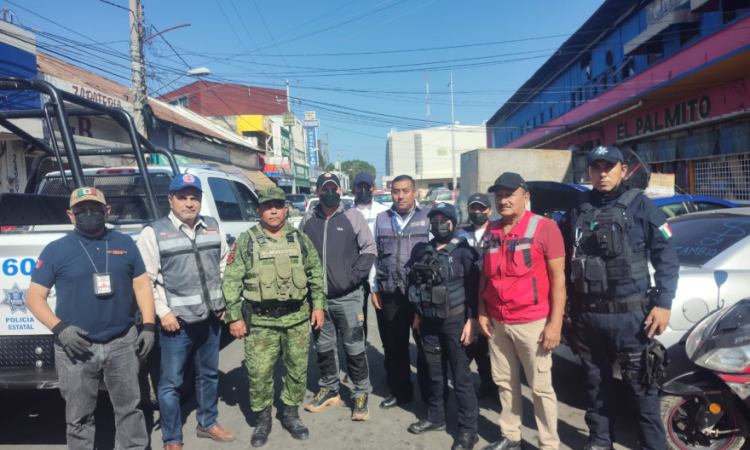 Implementan operativo conjunto contra pirotecnia clandestina en Victoria