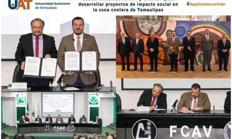 Suman esfuerzos la UAT y UTMART para desarrollar proyectos de impacto social en la zona costera