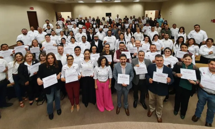 Reconocen a personal de la Secretaría del Trabajo por capacitación en la plataforma gratuita PROCADIST