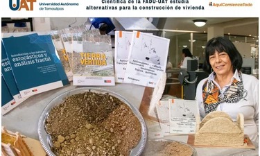 Científica de la UAT estudia técnicas sustentables para la construcción de vivienda