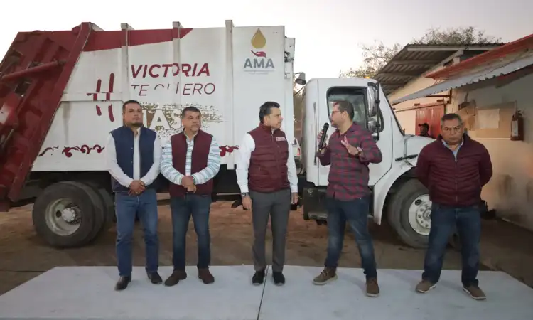 Presenta alcalde rediseño de recolección de basura en Victoria