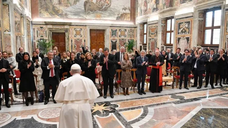 Papa Francisco recibió a empresarios mexicanos en el Vaticano