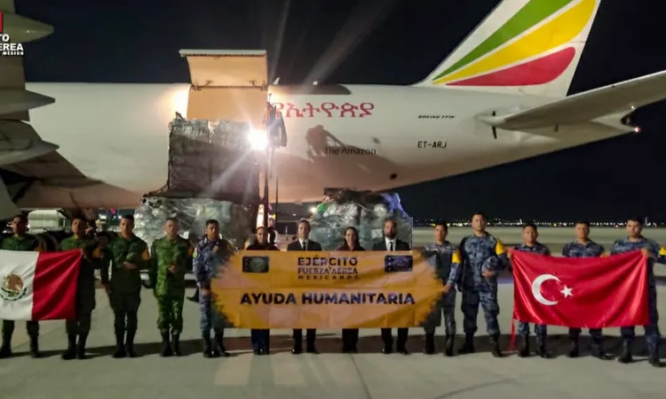 Desde AIFA, parte avión con ayuda humanitaria para Turquía