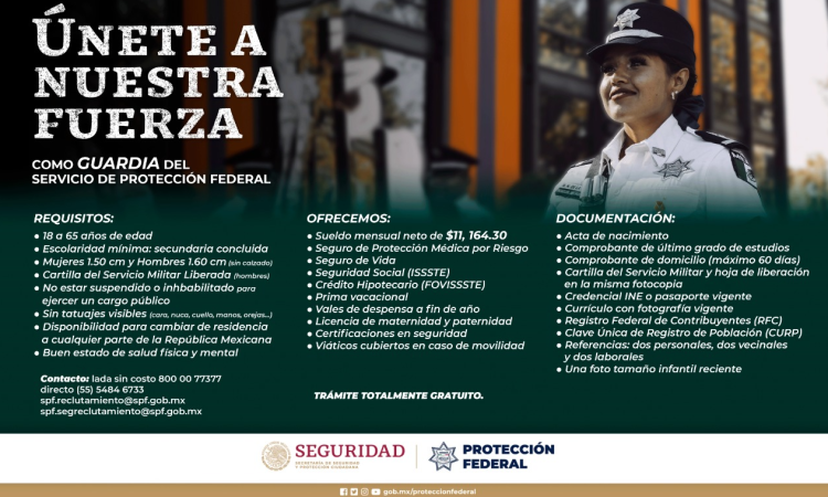 Invitan a victorenses a incorporarse a Guardia de Protección Federal