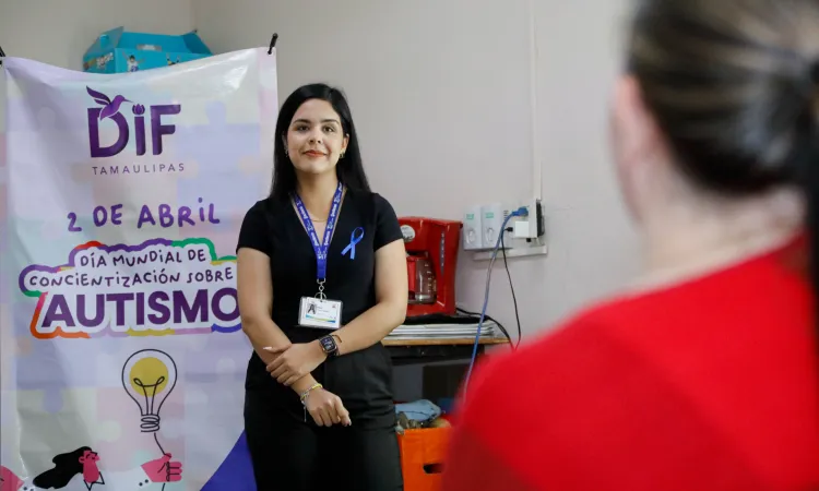 DIF Tamaulipas comprometido con la atención y tratamiento del autismo