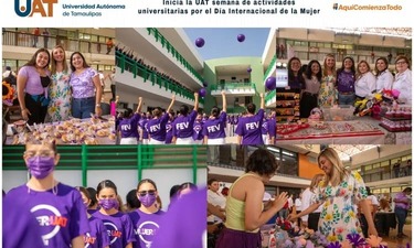 Inicia la UAT actividades por el Día Internacional de la Mujer