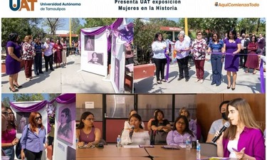 Presenta UAT exposición de mujeres en la historia