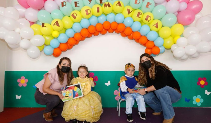Dan bienvenida a la Primavera en el CECUDI del DIF Tamaulipas