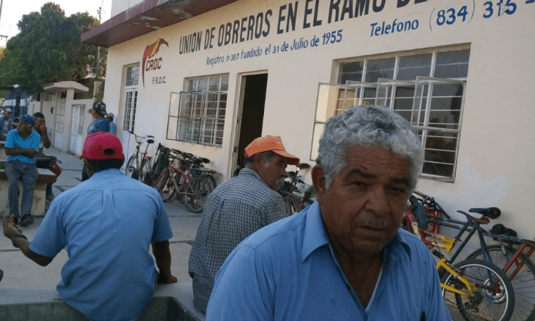 Albañiles de la Croc de Victoria no desfilarán este 1 de Mayo