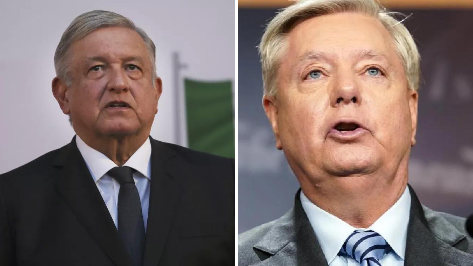 Senador republicano Lindsey Graham responde al reto de AMLO sobre fentanilo, armas y narco