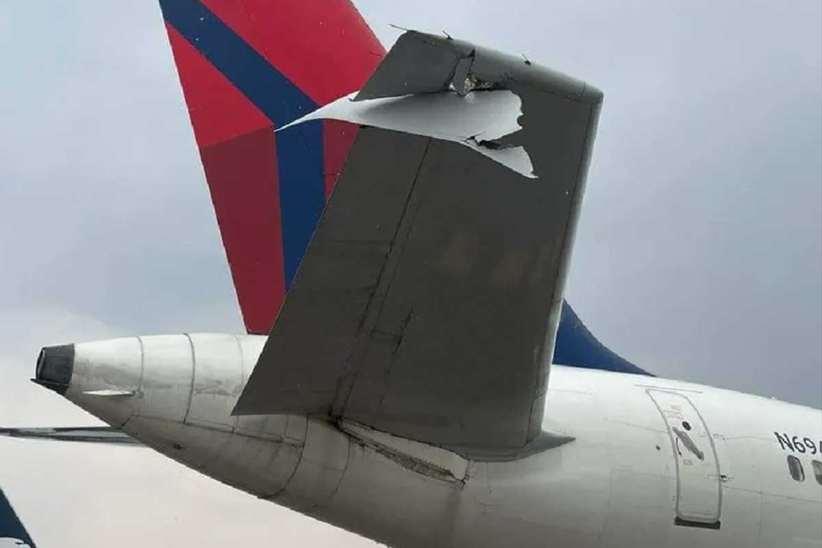 Chocan aviones en las pistas de aterrizaje del AICM, no se reportan heridos