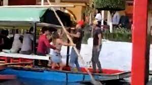 Se viraliza pelea en trajineras de Xochimilco, se investigan presunta intromisión de la delincuencia