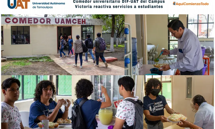 Comedor universitario DIF-UAT reactiva servicios a estudiantes