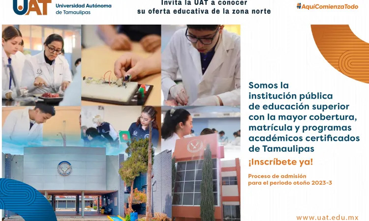 Invita la UAT a conocer su oferta educativa de la zona norte