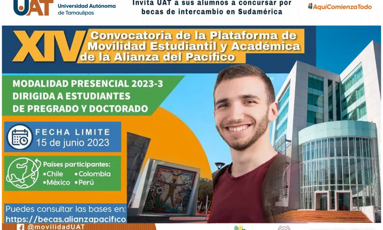Invita UAT a sus alumnos a concursar por becas de intercambio en Sudamérica