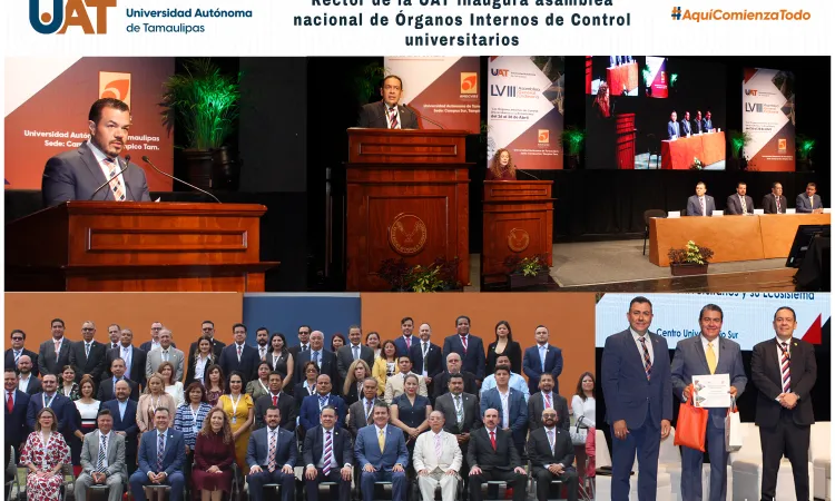 Inaugura rector de la UAT asamblea nacional de órganos internos de control universitarios