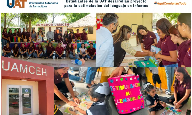 Estudiantes de la UAT desarrollan un proyecto para la estimulación del lenguaje en infantes