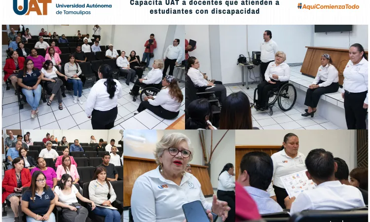 Capacita UAT a sus docentes que atienden a estudiantes con discapacidad