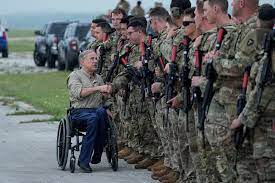 Gobernador de Texas mando nueva unidad de Guardia Nacional con la frontera de México