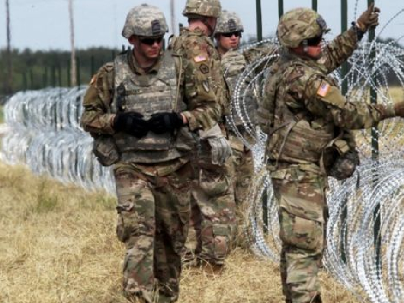 Estados Unidos mandara a mil 500 soldados a la frontera con México