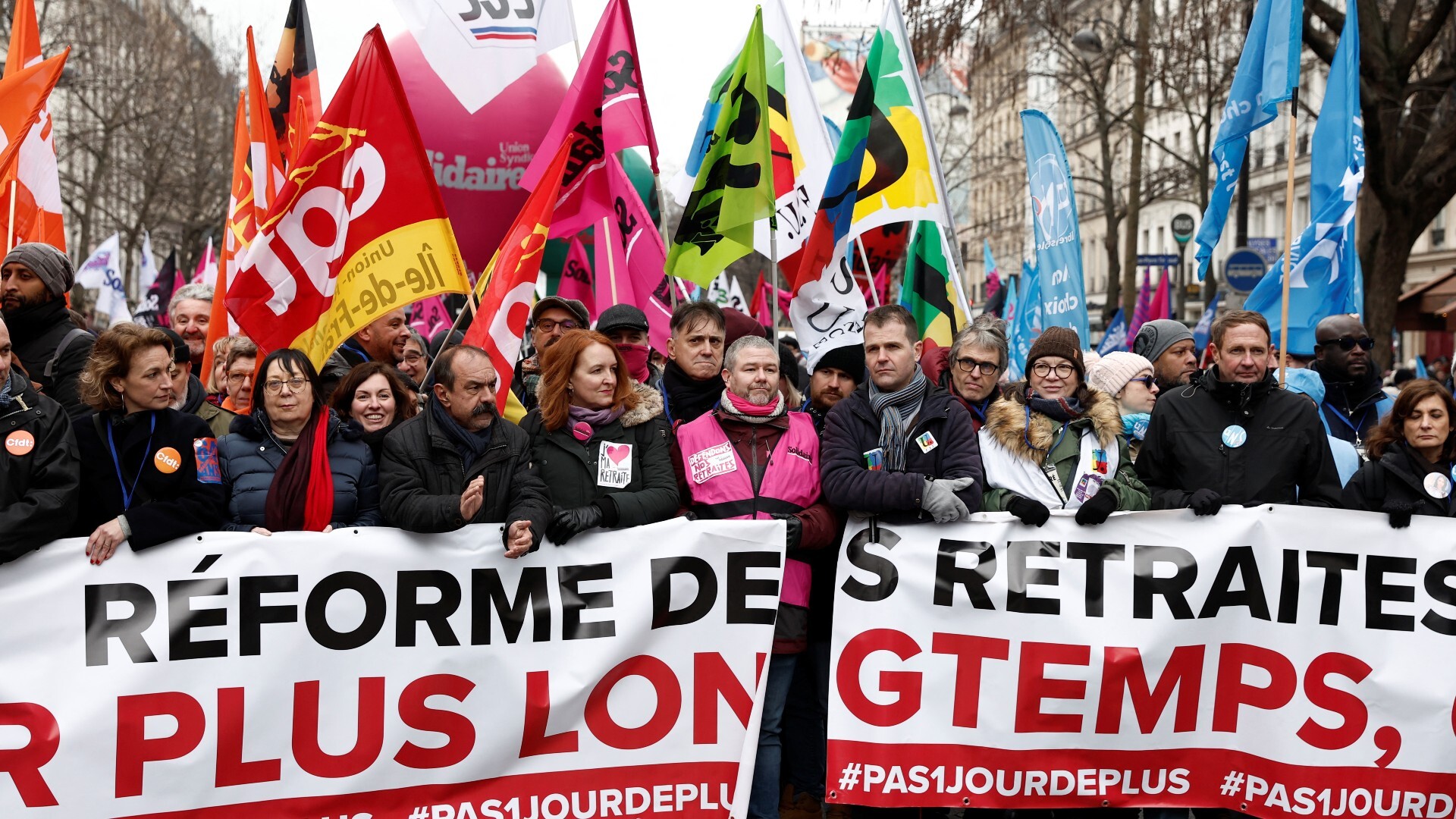 Siguen las protestas en Francia en contra de la reforma de pensiones