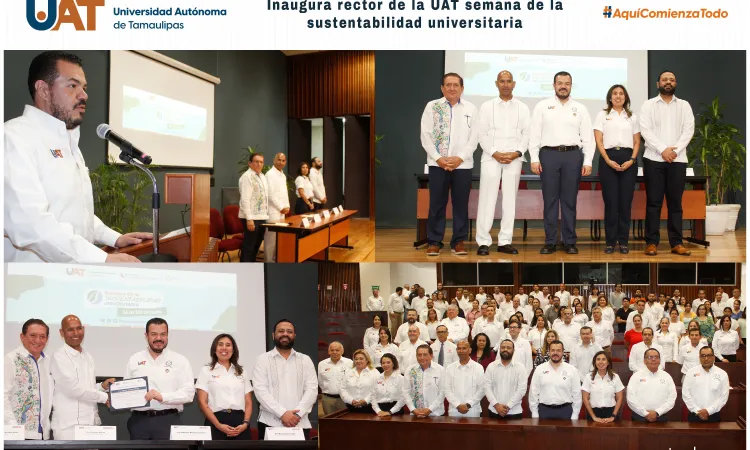 Inaugura el rector de la UAT la Semana de la Sustentabilidad Universitaria 2023
