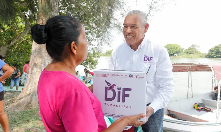 Beneficia DIF Tamaulipas a más de 73 mil familias con entrega de dotaciones alimentarias