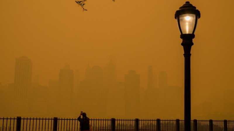 Incendios en Canadá provoca calidad de aire «muy insalubre» en Estados Unidos