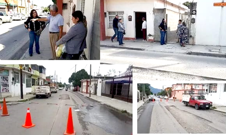 Reconoce Municipio que Comapa continúa destrozando calles recién arregladas