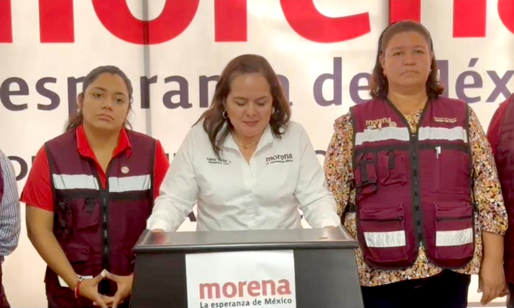 Rechaza presidenta de Morena acusaciones de diputados del PAN