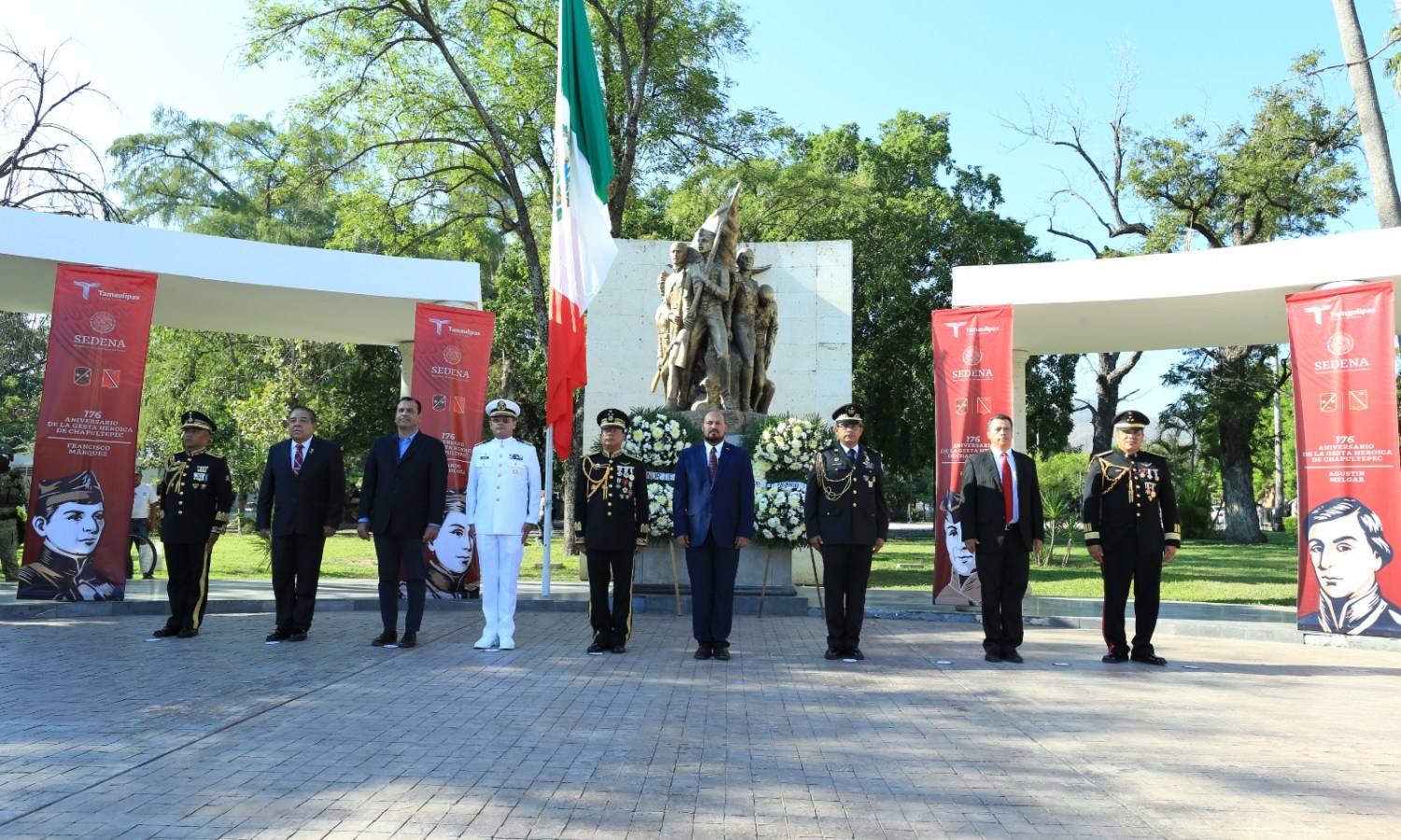 Conmemoran 176 Aniversario de la Gesta Heroica de los Niños Héroes de Chapultepec