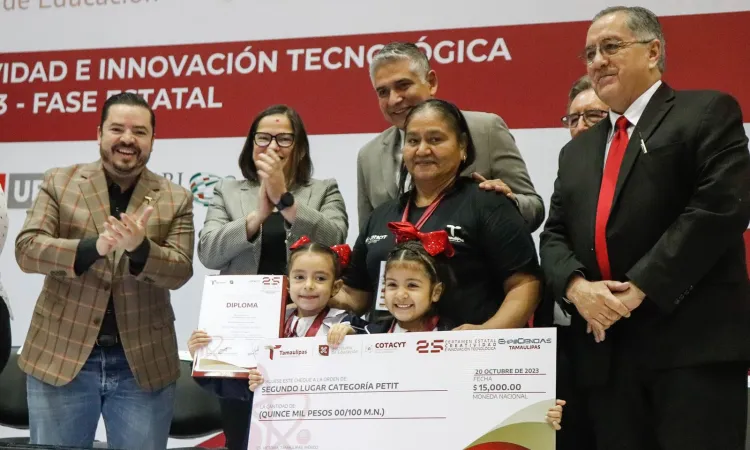 Premia SEDENER a talentos tamaulipecos en la “ExpoCiencias Tamaulipas 2023”