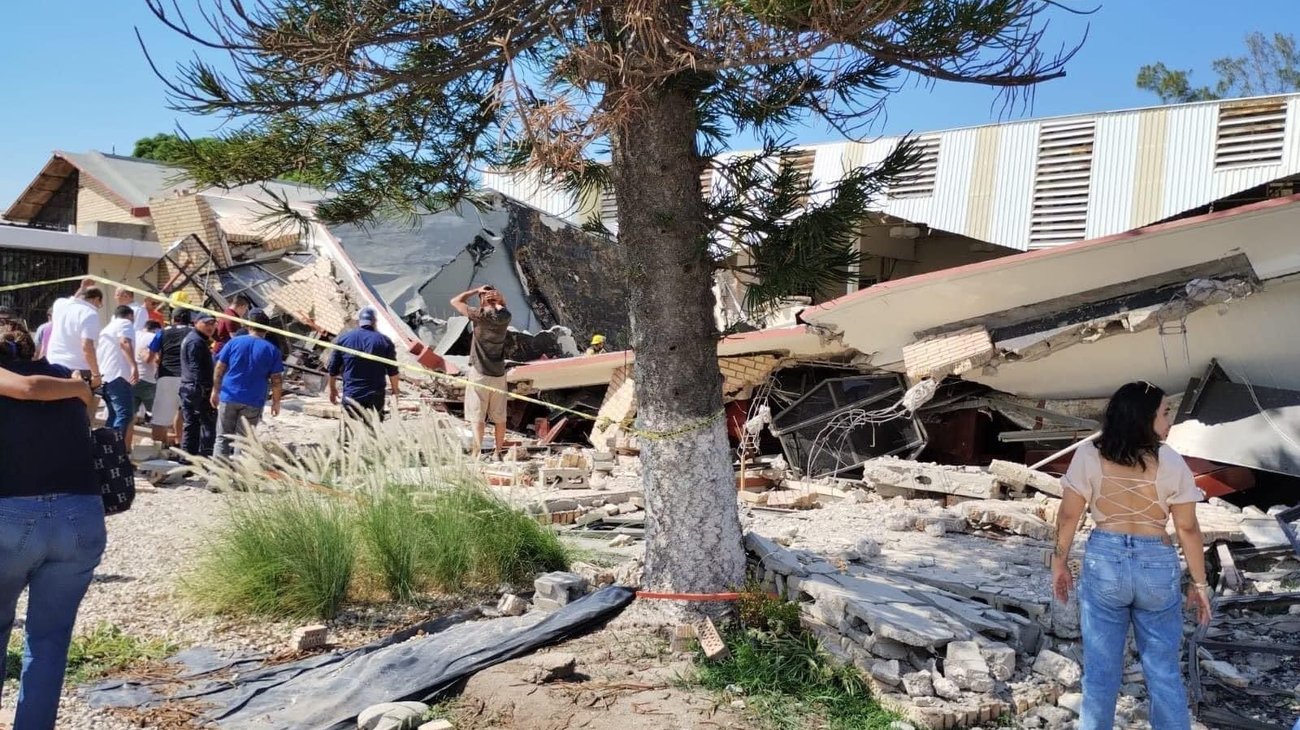 Derrumbe de iglesia en Ciudad Madero: al momento 7 fallecidos