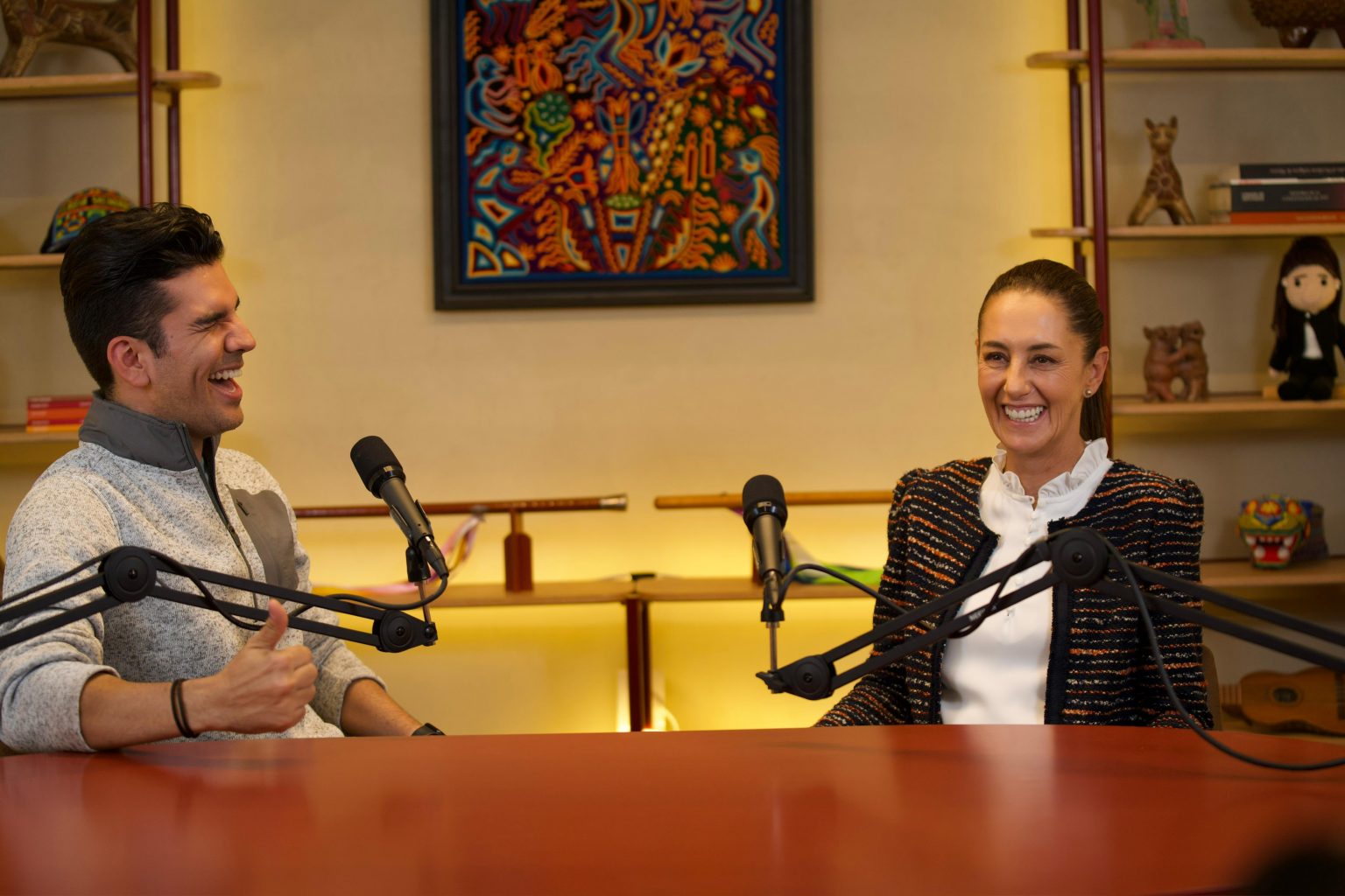 Sheinbaum estrena podcast en todas las plataformas digitales