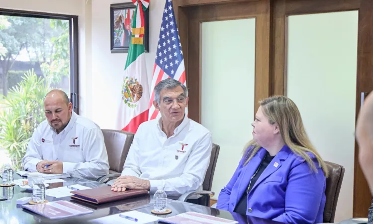 Presenta Américo a la cónsul de Estados Unidos en Matamoros grandes proyectos en marcha
