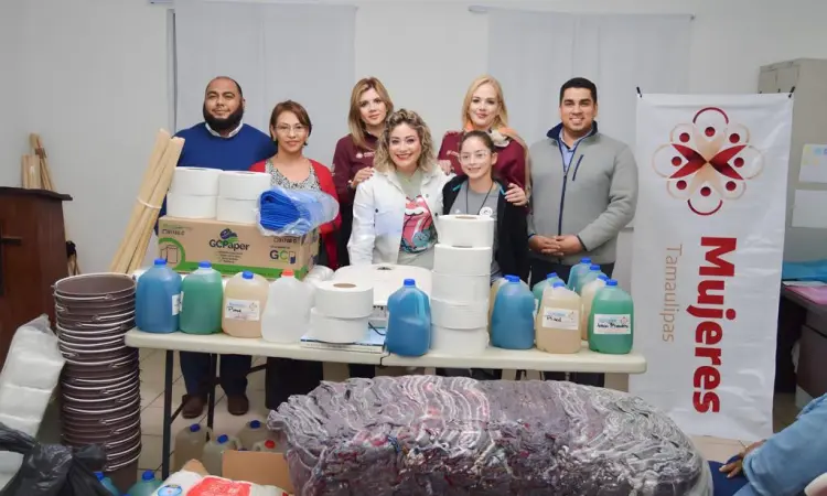Dona Gobierno de Tamaulipas artículos de primera necesidad a Centros Migrantes fronterizos