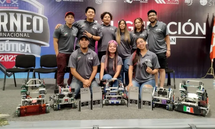 Destacan estudiantes tamaulipecos en Torneo Internacional de Robótica