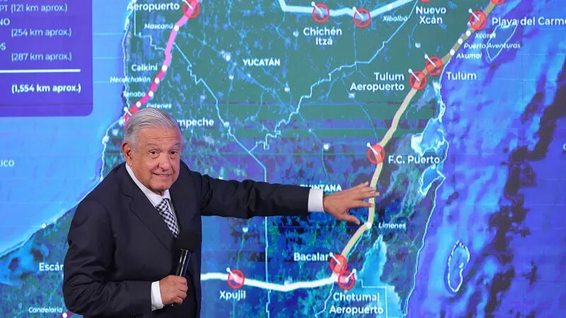 Lanzará AMLO decreto para crear vías férreas para trenes de pasajeros