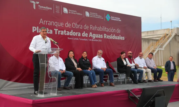 TRANSFORMARÁN GOBIERNO DE TAMAULIPAS Y DE NUEVO LAREDO CALIDAD DE VIDA DE FRONTERIZOS CON REHABILITACIÓN DE PLANTA PITAR