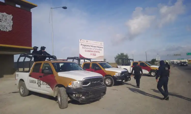 Guardia Estatal brinda seguridad a Caravana Migrante