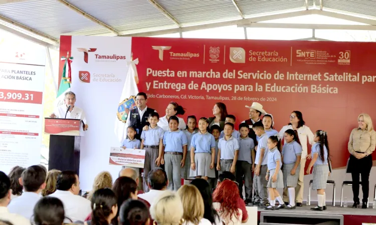 Américo pone en marcha internet satelital para escuelas de zonas rurales