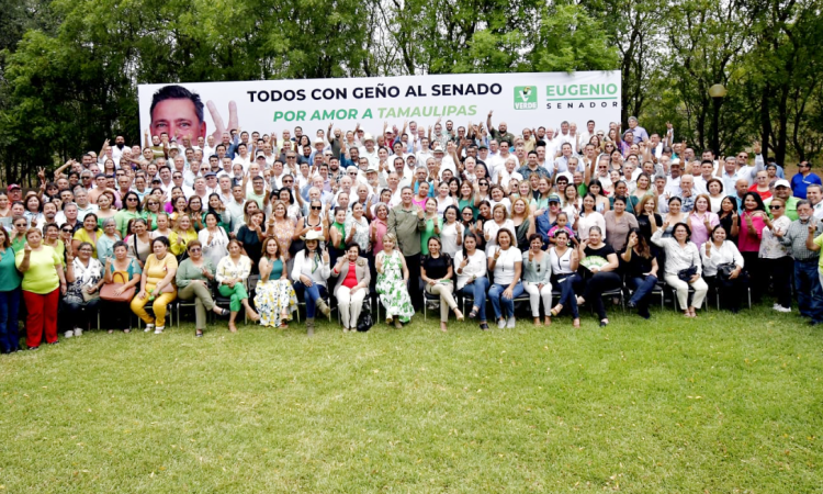 Contigo ganamos todos los tamaulipecos, le dicen a Eugenio Hernández