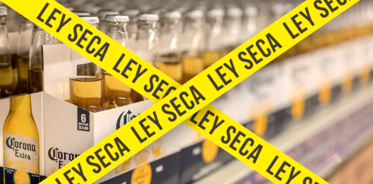 Confirman ley seca el sábado 1 y el domingo 2 de junio