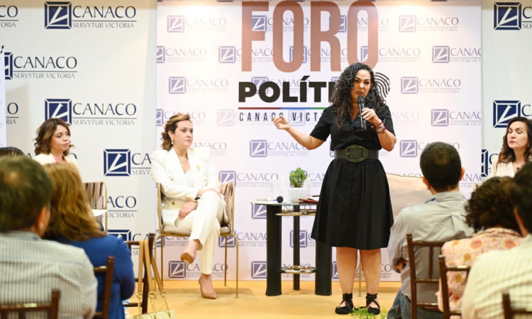 En CANACO Victoria… Propone Olga Sosa fortalecer economía para generar prosperidad compartida