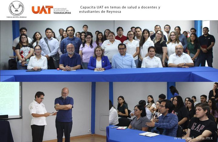 Capacita UAT en temas selectos de salud a docentes y estudiantes de Reynosa