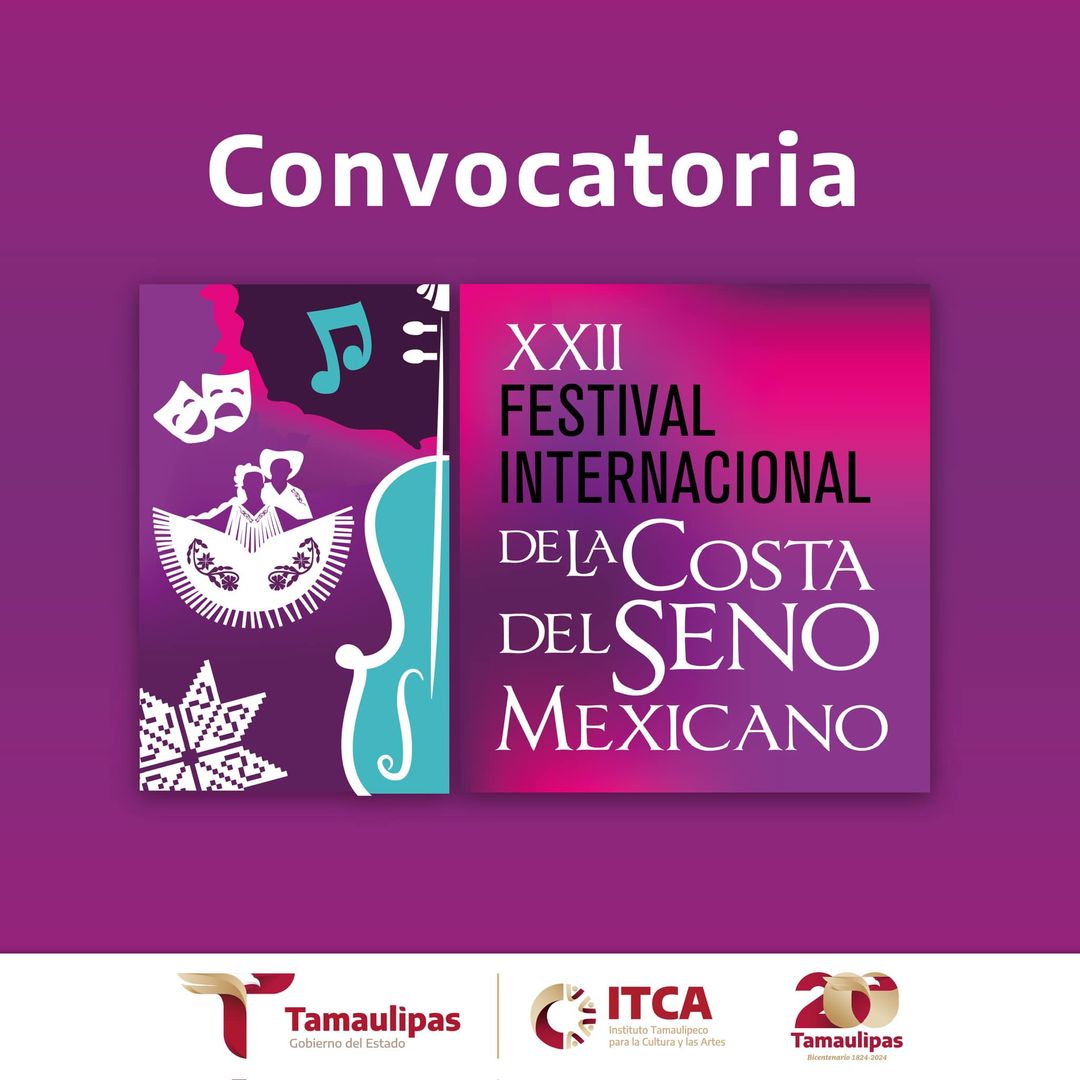 Invitan a unirse al XXII Festival Internacional de la  Costa del Seno Mexicano