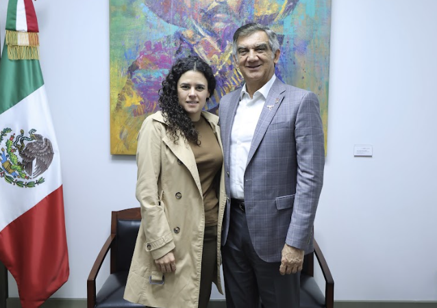 En encuentro de Américo Villarreal con Luisa María Alcalde revisan daños que dejó “Alberto”