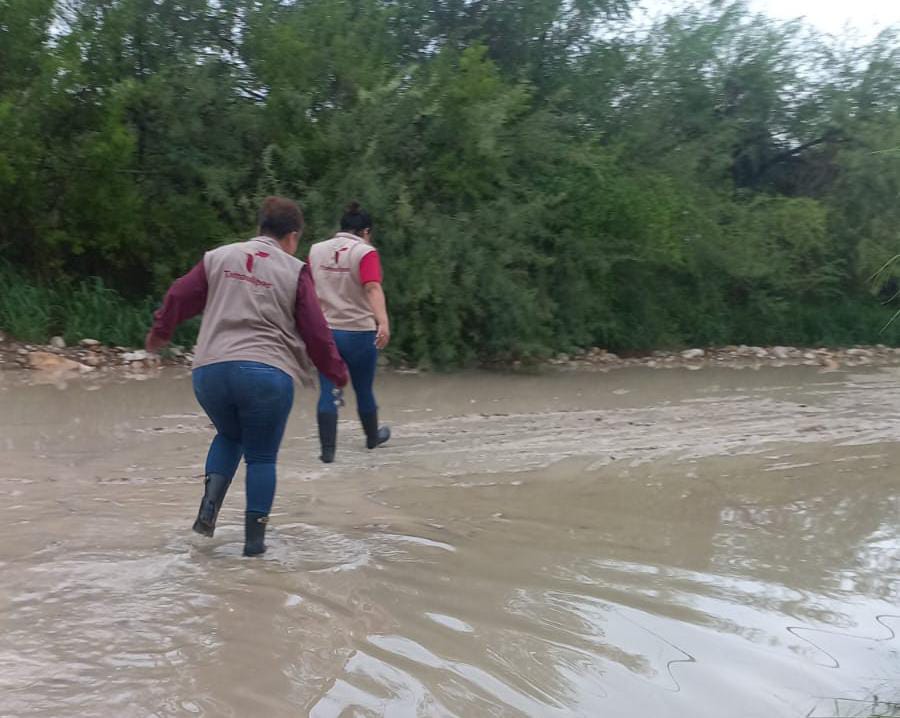 Recorre SEBIEN municipios luego del paso de «Alberto»