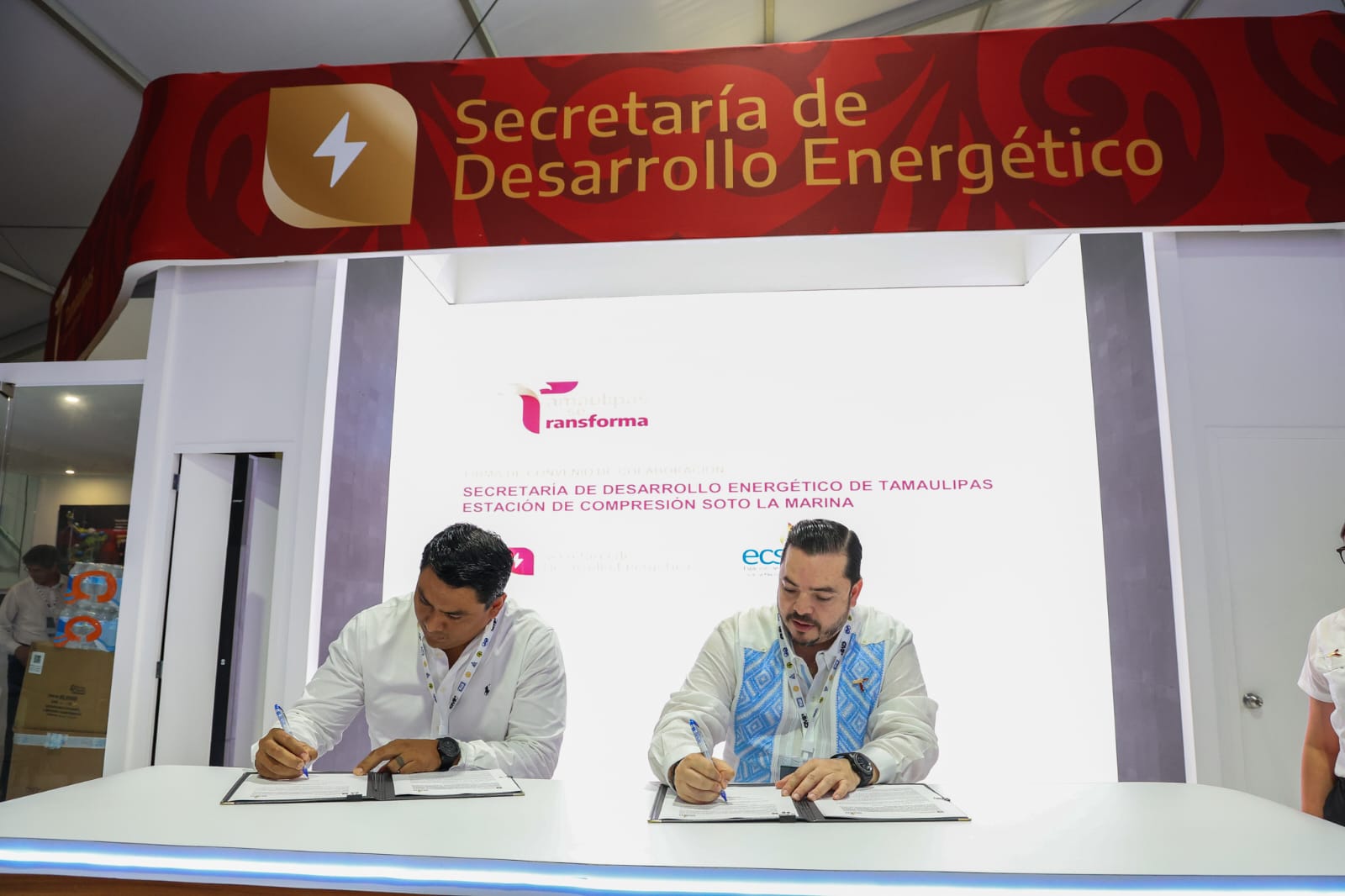 Firma SEDENER convenio de colaboración con la Estación de Compresión Soto La Marina